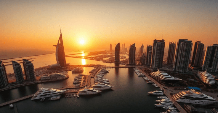 Dubai Marina waterfront