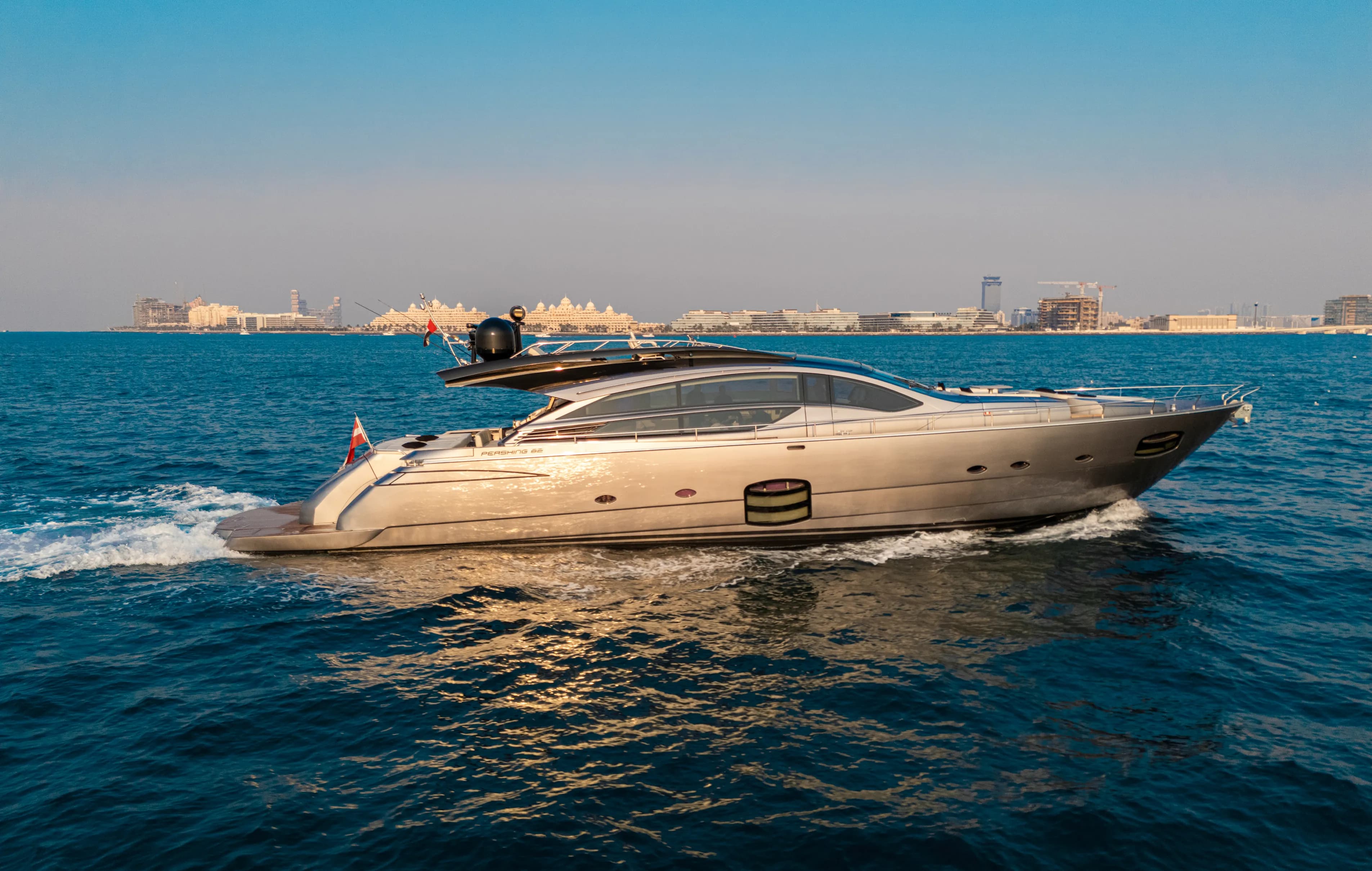 Elite Pershing XA1 Sport Yacht yacht rental in Dubai by Pershing
