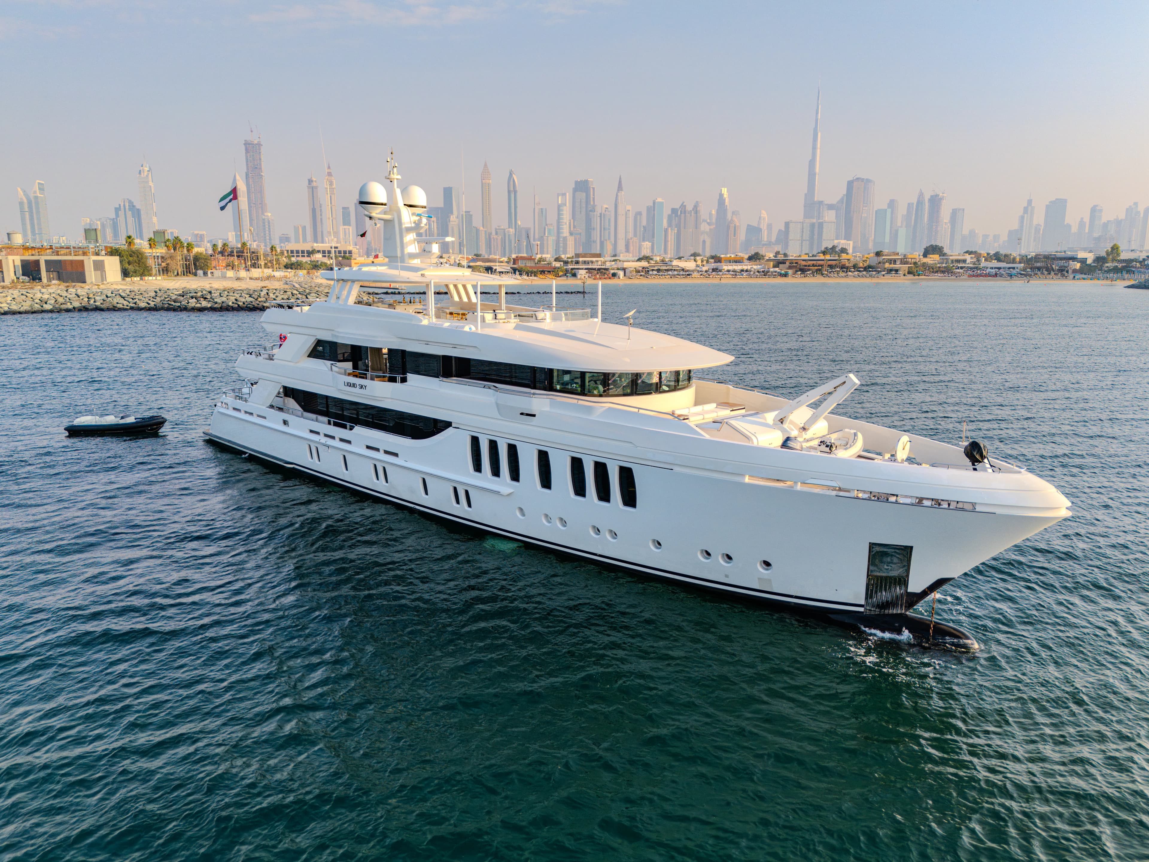 Elite XI Starlight 50m Super Yacht luxury yacht for rent in Dubai by Custom Built